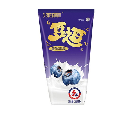 藍莓奶飲品